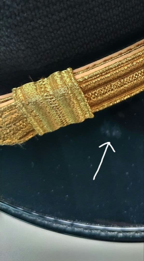 米海軍制帽 BANCROFT サイズ71/4 アメリカ海軍 制帽 ドレスキャップ