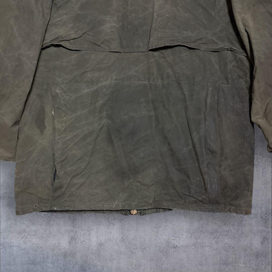 雰囲気抜群　LEWIS CREEK オイルジャケット　襟レザー