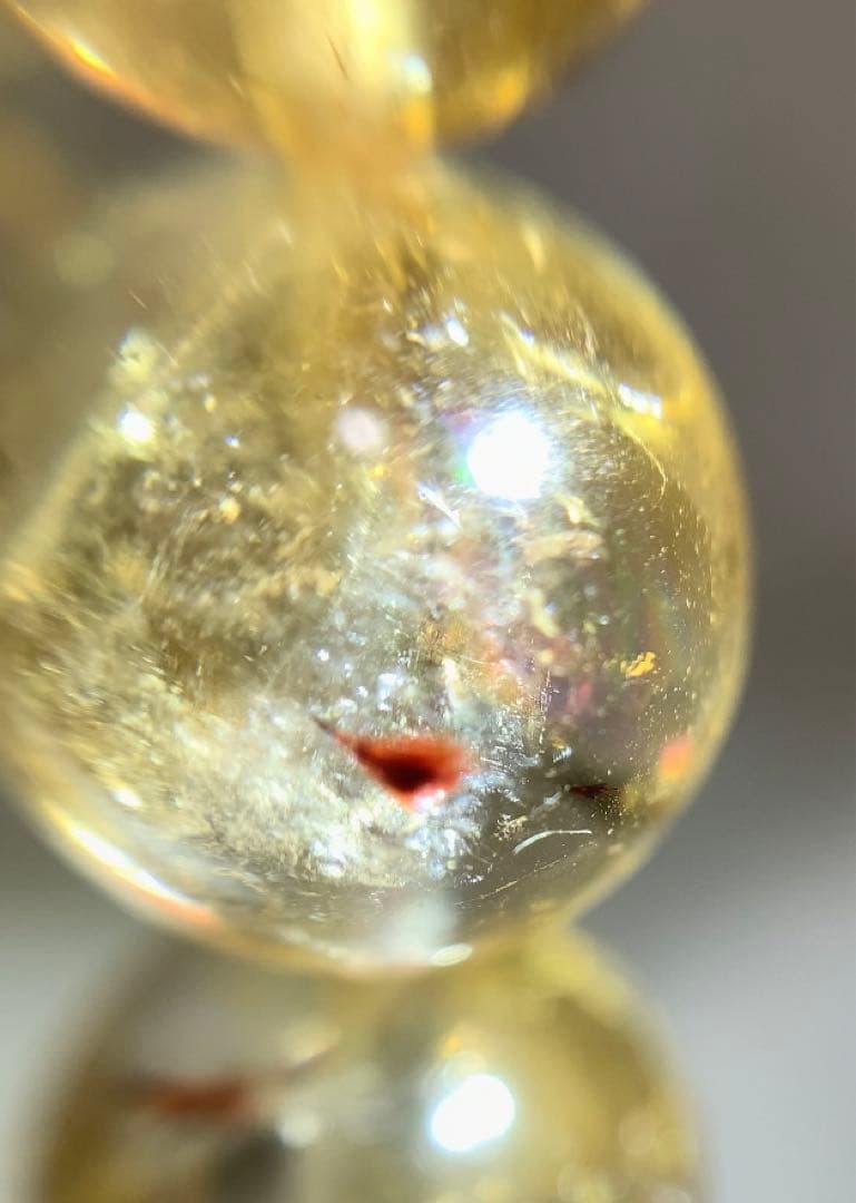 ★ひよこくん様★ 非加熱シトリン　カコクセナイト入り　ブレスレット