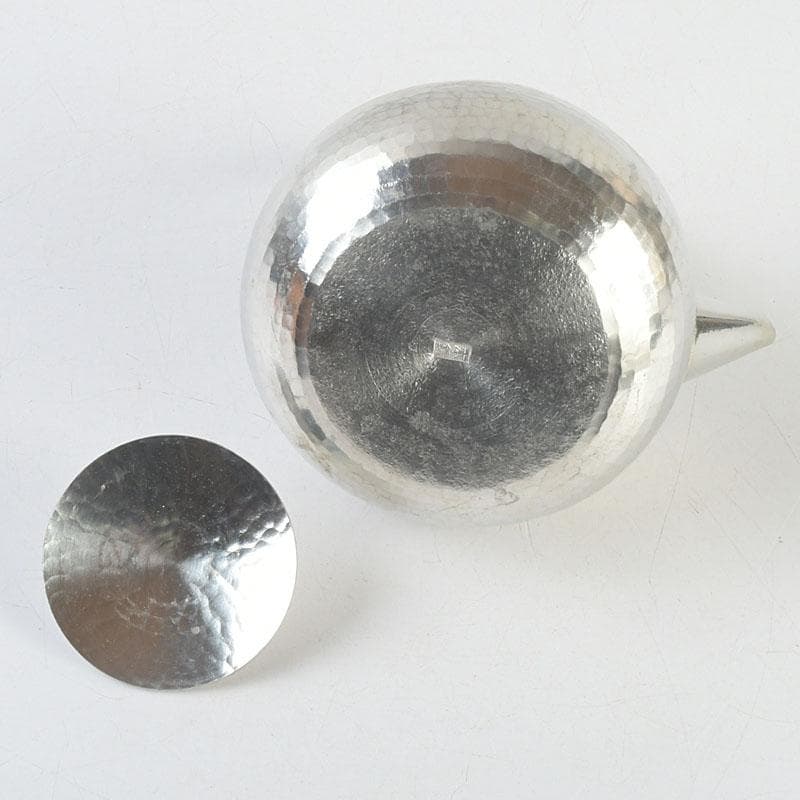 煎茶道具 京屋 本錫製 湯沸 やかん 共箱 M 9385