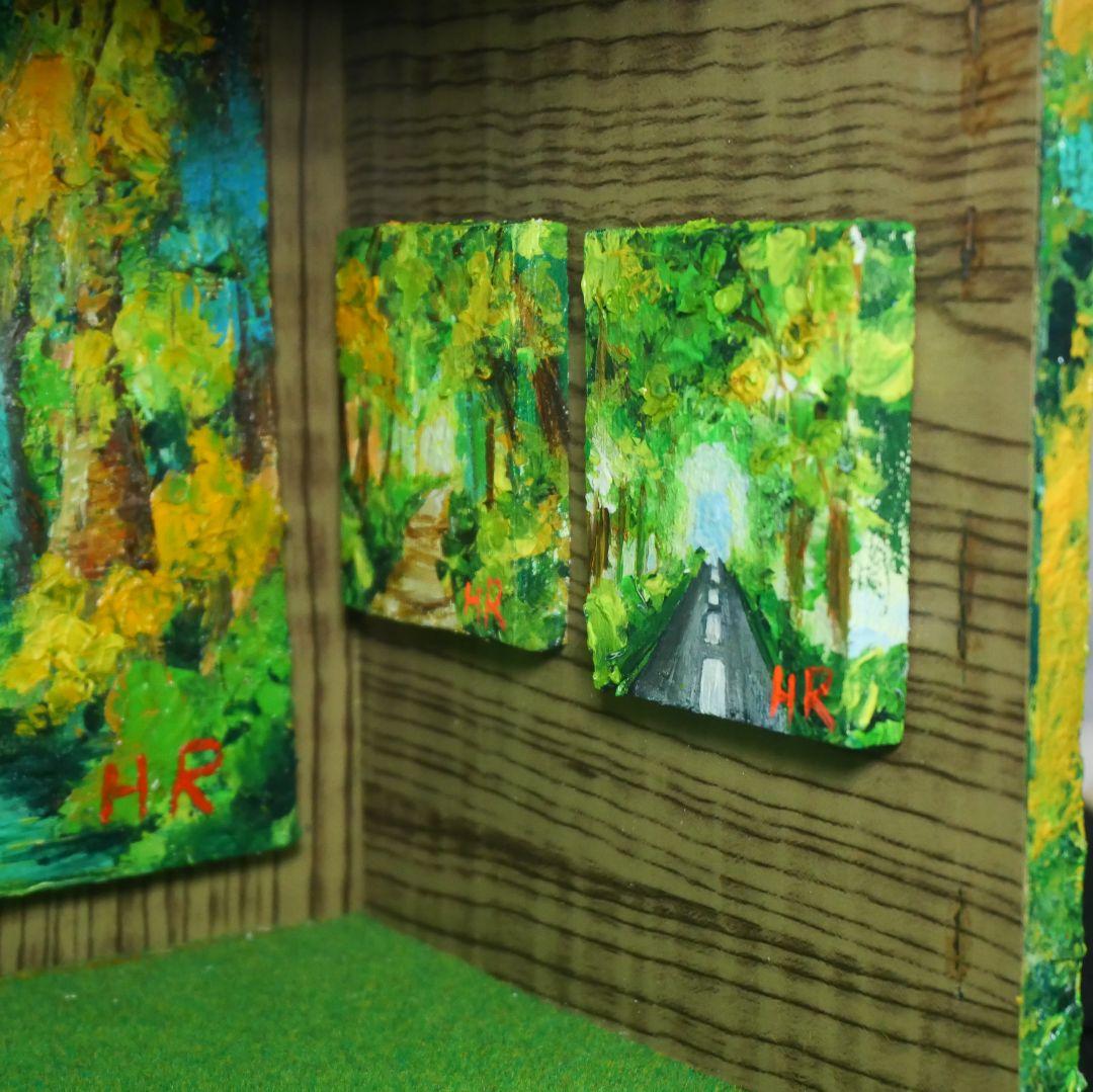 油絵 絵画 森の美術館