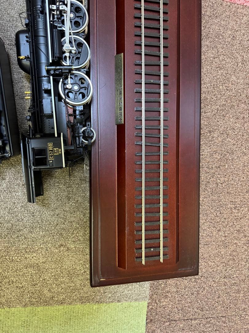 C57形180号機蒸気機関車 1/45 展示ケース付 - メルカリ