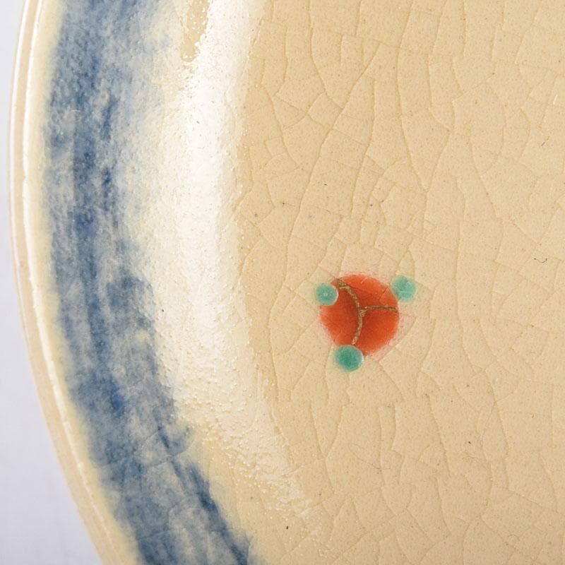 和食器　永楽善五郎作　仁清写梅皿　銘々皿　五客　共箱　V　R8935