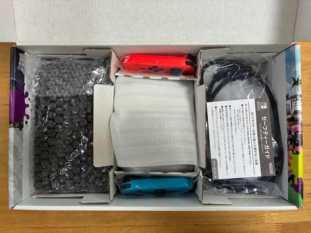 動作確認済Switch 本体 箱付＋追加Joy-Con＋128GBmicroSD