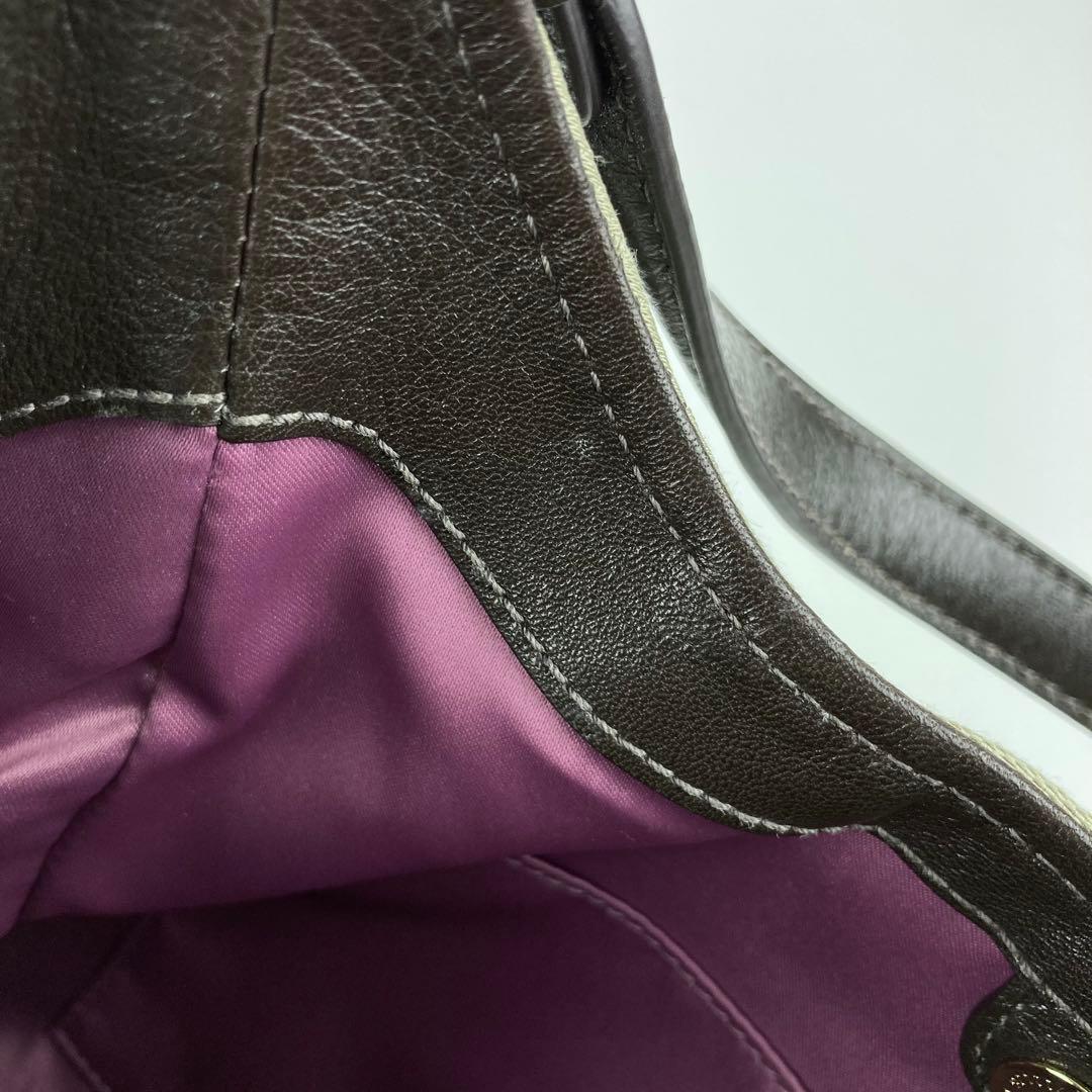 COACH コーチ シグネチャー 18762 ハンドバッグ 肩掛け 美品