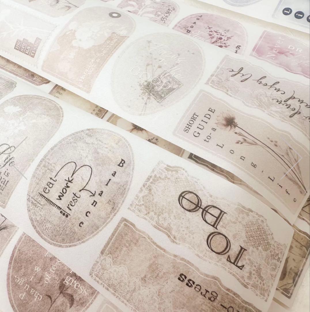 ⭐️SALE⭐️Journal pages 海外マスキングテープ マステ【1553】