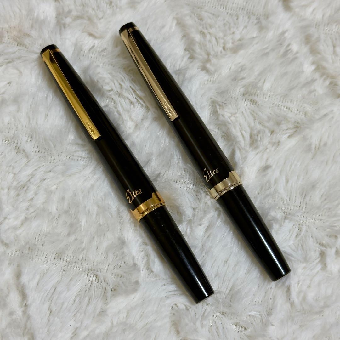 PILOT パイロット 万年筆 Elite 14K-585金 2本セット - メルカリ