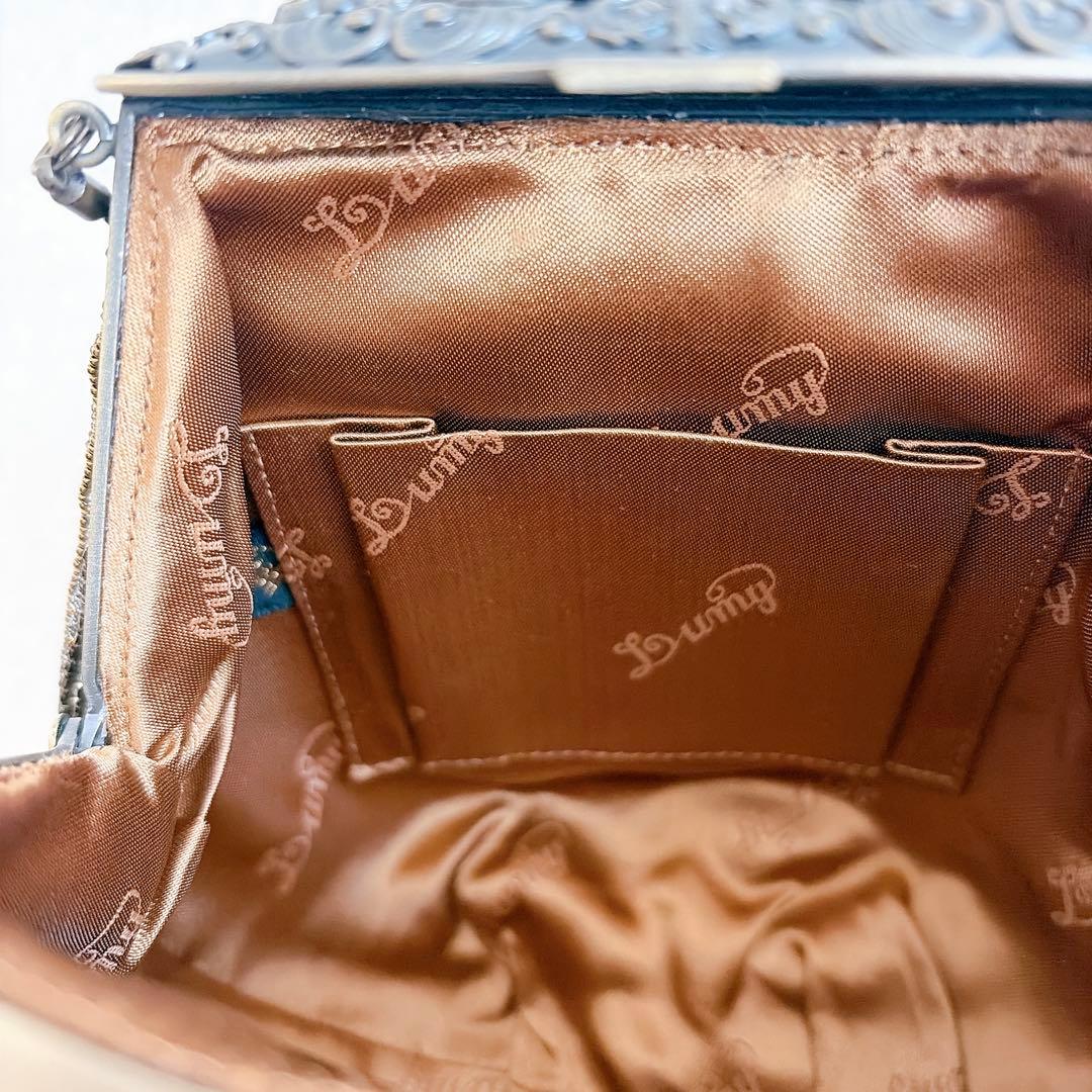 豪華　LUMY ルミーはしもと　ビーズ刺繍　ビーズバッグ　パーティーバッグ