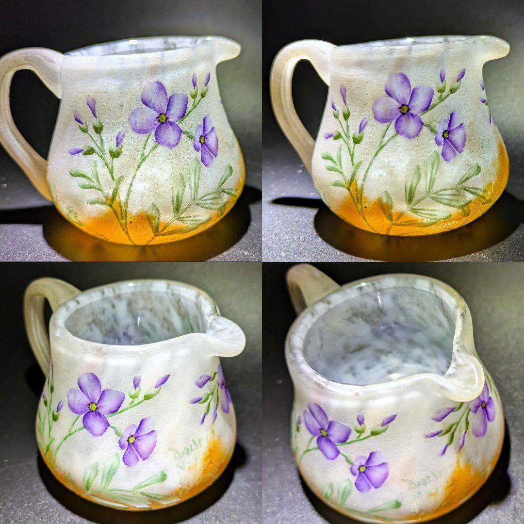 ドーム・ナンシー 夜明けの菫の情景 ミニチュア水差 超絶技巧 ジブレ