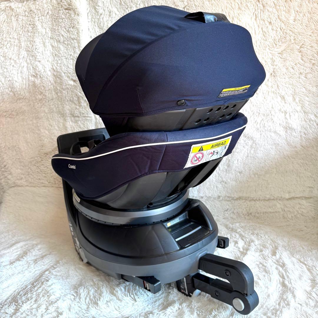 Mさん専用 ISOFIX エッグショック ネイビー JJ-600 コンビ クルムーヴ