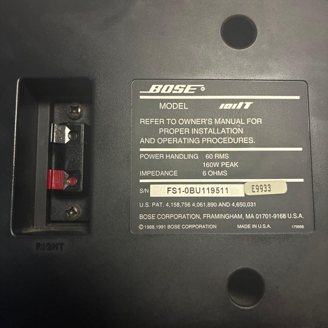 ナット様専用 BOSE 101IT Italiano イタリアーノ ボース ペア