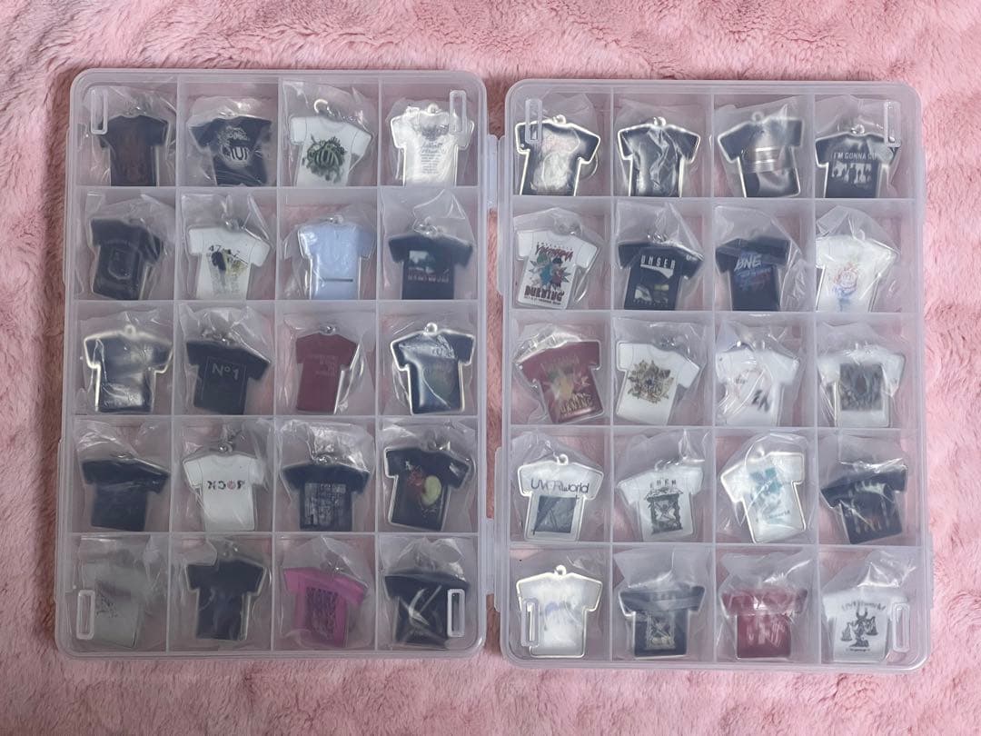 UVERworld Tシャツ型キーホルダー 全40種類コンプリートセット