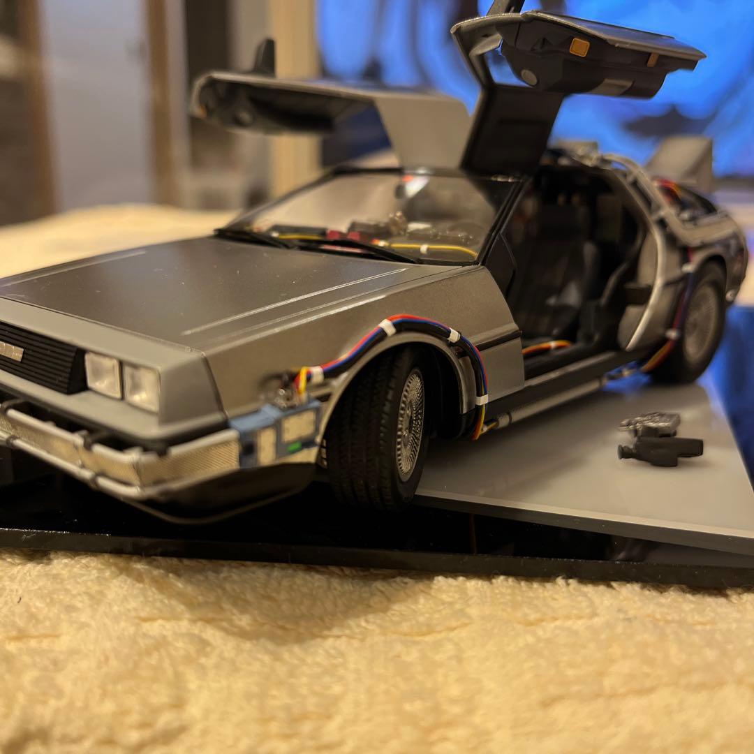 バックトゥザフューチャーPart I タイムマシン　1/24塗装完成品