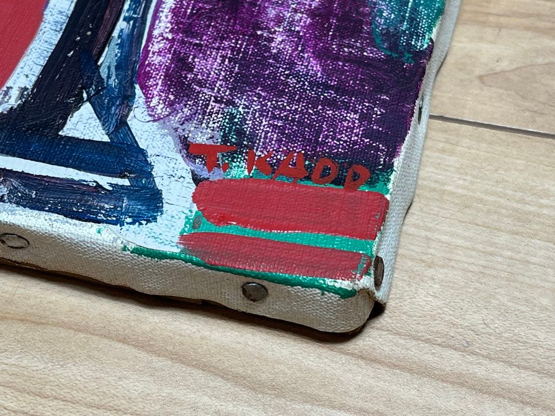 角卓 Taku kado 「華(幼花)」油絵 油彩 肉筆 / 真作保証 角卓 Taku