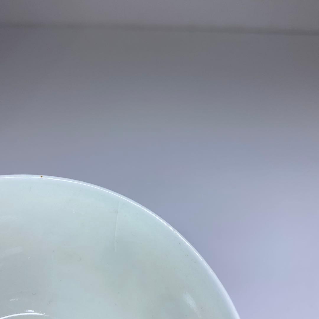 中国清時代　大明成化年製　薄手　チキンカップB直径8.3㎝　東な7-0324①