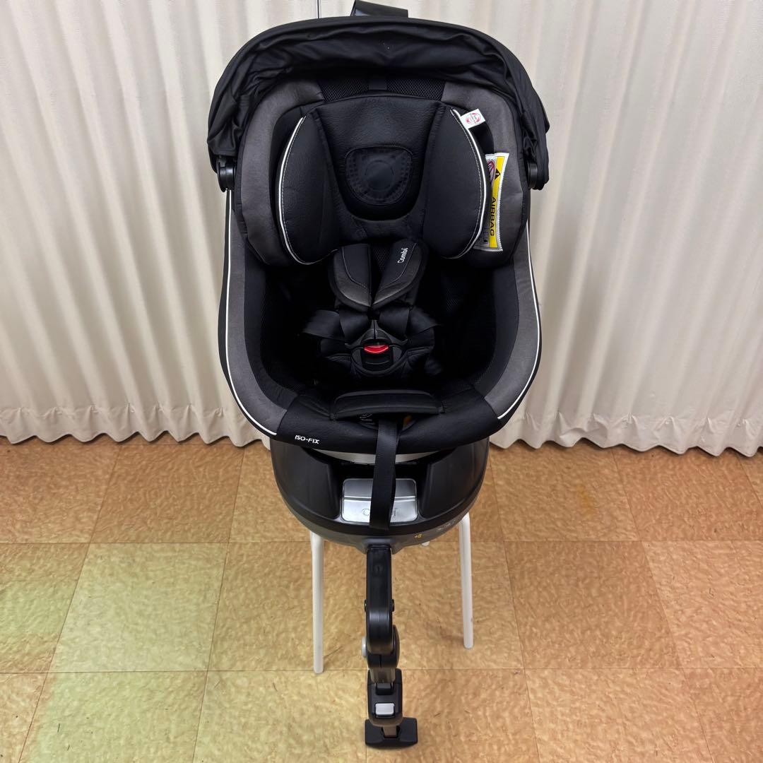 クリーニング済☆綺麗☆ コンビ ネルーム ISOFIX エッグショック ブラック
