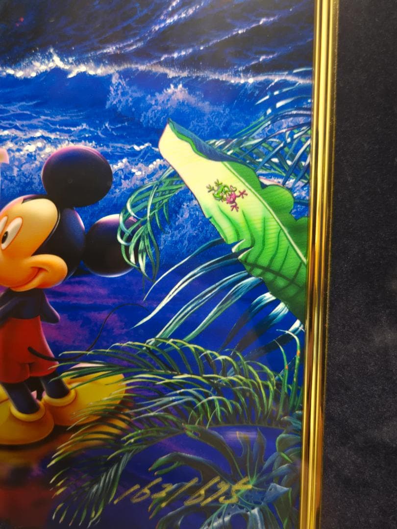 ラッセン ダイヤ2個 ツーハーツアズワン(S) 直筆サイン ミッキー