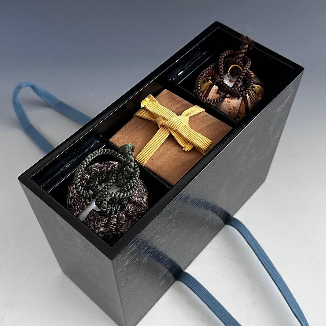 茶道具即中斎書付銘山里瀬戸茶入仕服付二重箱表千家濃茶茶事