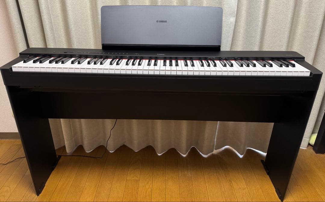 YAMAHA P-225B 電子ピアノ & L-200B 純正スタンド セット Amazon | 【セット買い】ヤマハ YAMAHA P-225B Pシリーズ 88鍵盤