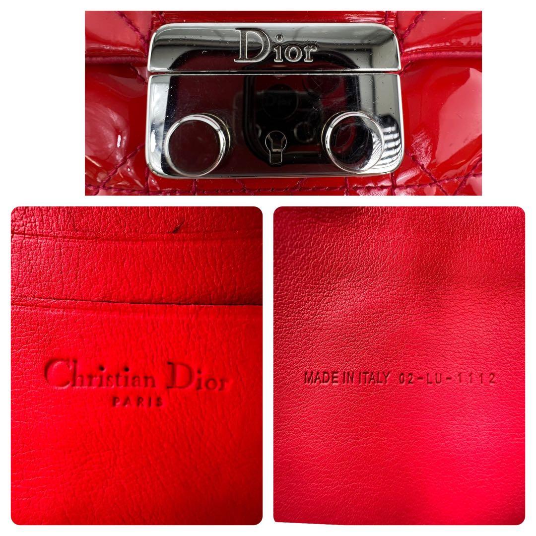 【美品】ディオール　レディディオール　ショルダーバッグ　チェーンウォレット