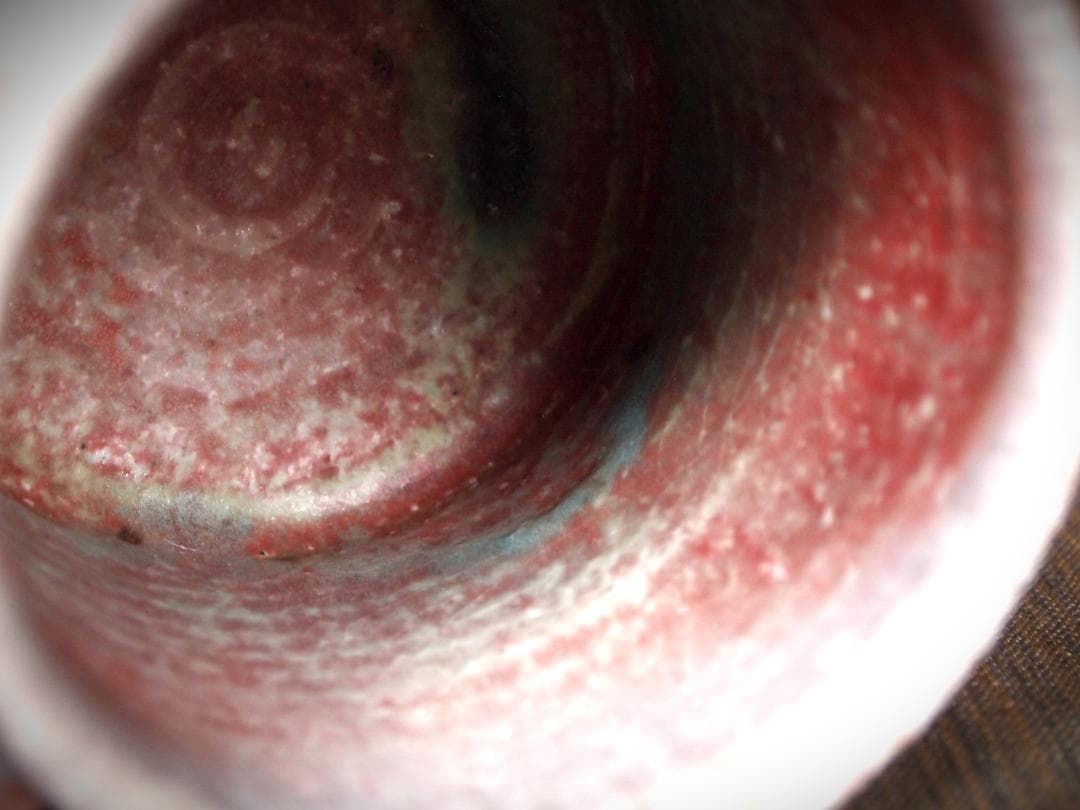 人気作家☆高橋燎☆信楽【窯変】焼き締めマグカップA☆トレインキルン