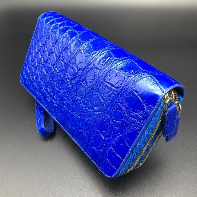 フォロー割適用　本物クロコ・腹革　シャム　クロコダイル商品2点セット