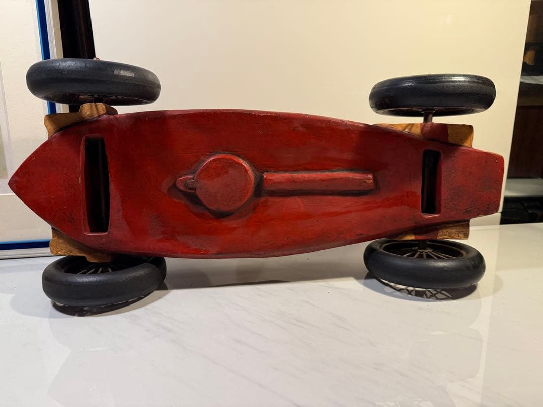 1920年代 ブガッティ風 レーシングカー 樹脂製模型 ヴィンテージ風