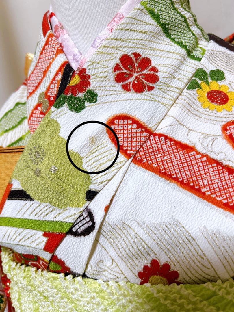 レトロ着物♡七五三　5歳6歳7歳　女の子　フルセット　一式　アンティーク　小さめ