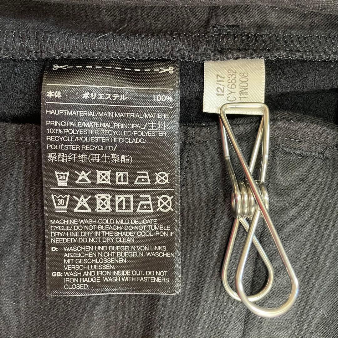 6264 Y-3 サルエルパンツ ルーズシルエットパンツ ブラック スリーライン