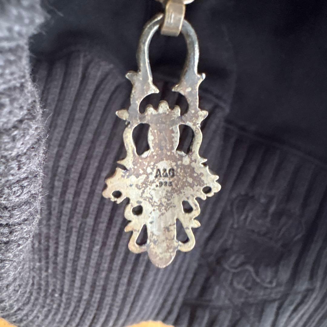 貴重　A&G クロスパッチ　ドラゴン　レザージップパーカー　ブラック　S y2k