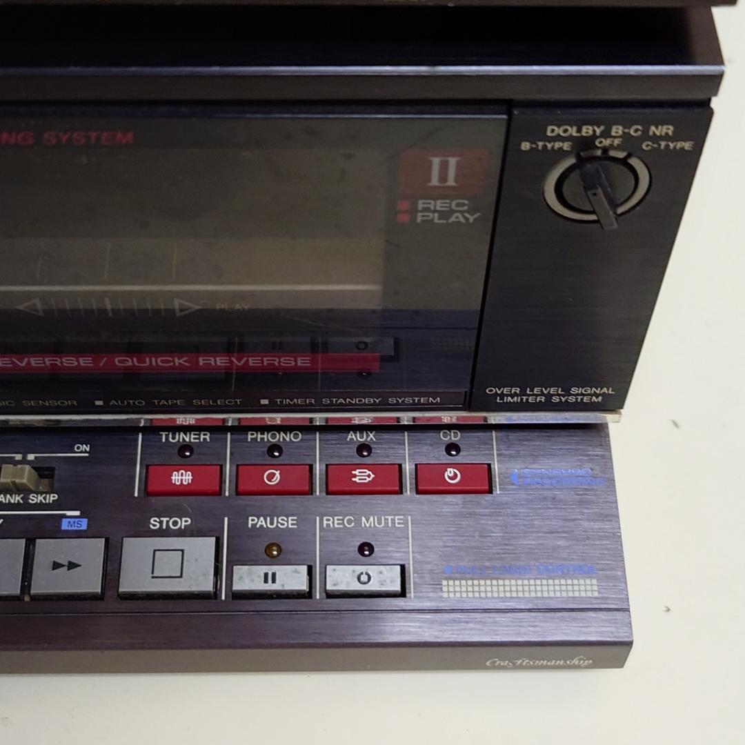 ジャンク品】Panasonic ミニコンポ CD/MD カセット プレーヤー