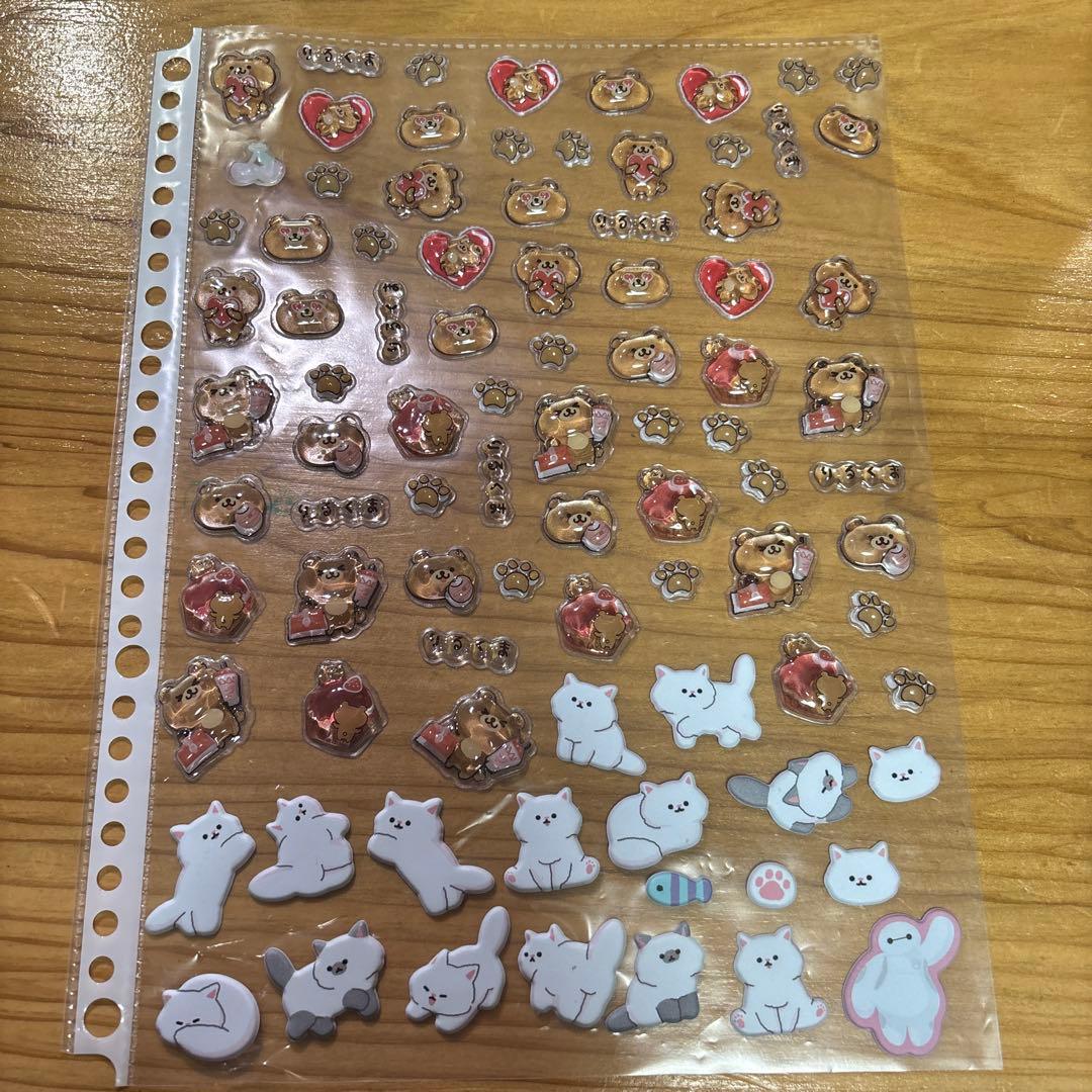 シール帳　Campus B5バインダー 26リング シール付き