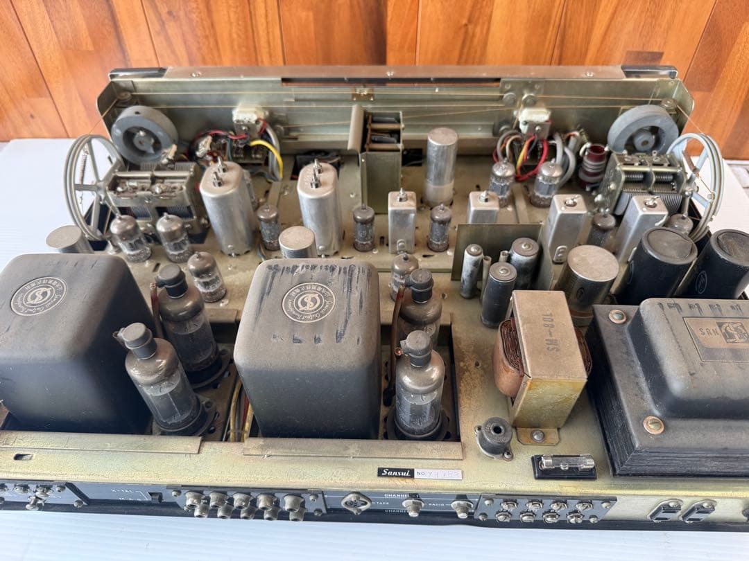 サンスイ SM-80 管球式チューナーアンプレシーバー 真空管アンプ(a47