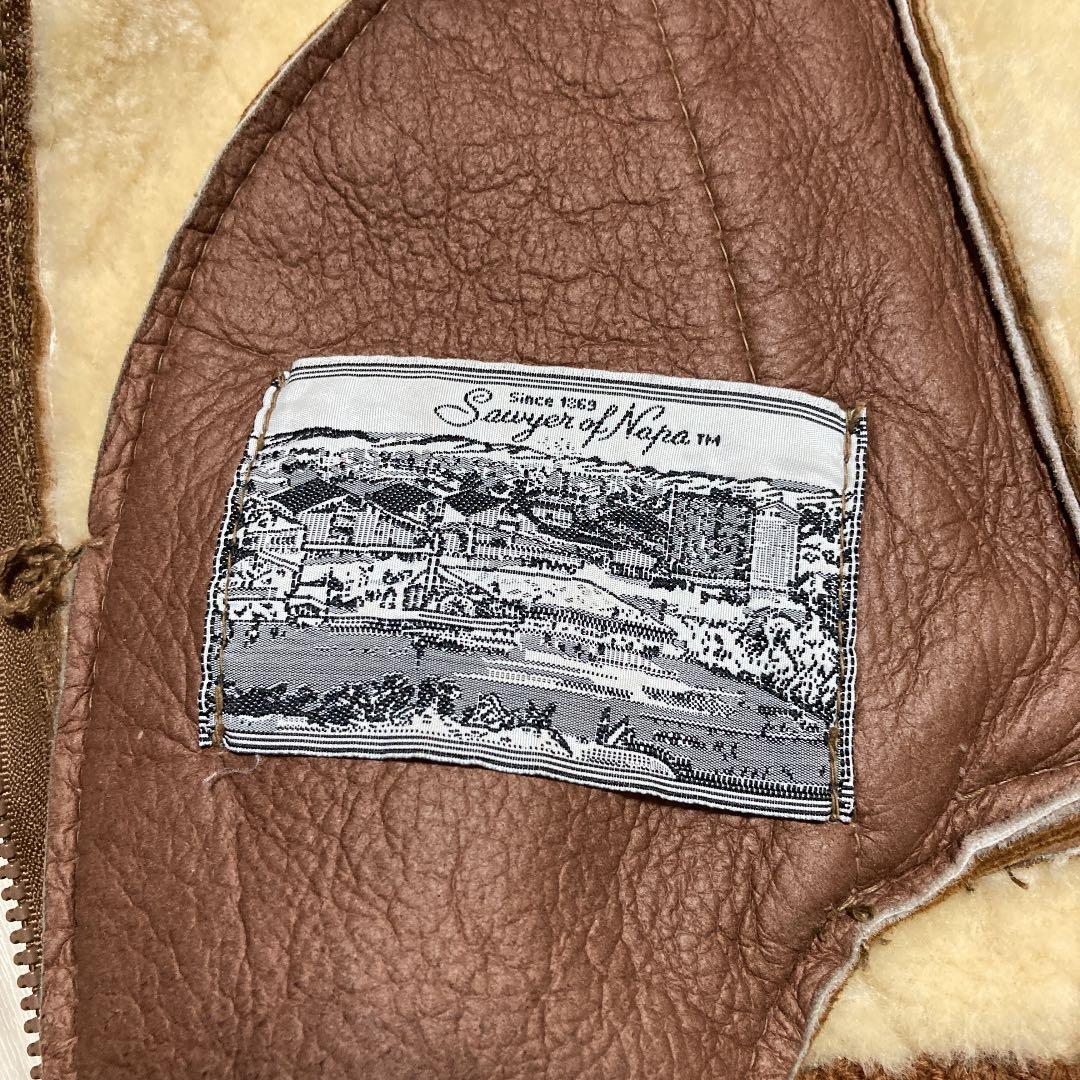 ウサ吉様専用】 メンズ ジャケット 皮 スウェード ボア M ビンテージ