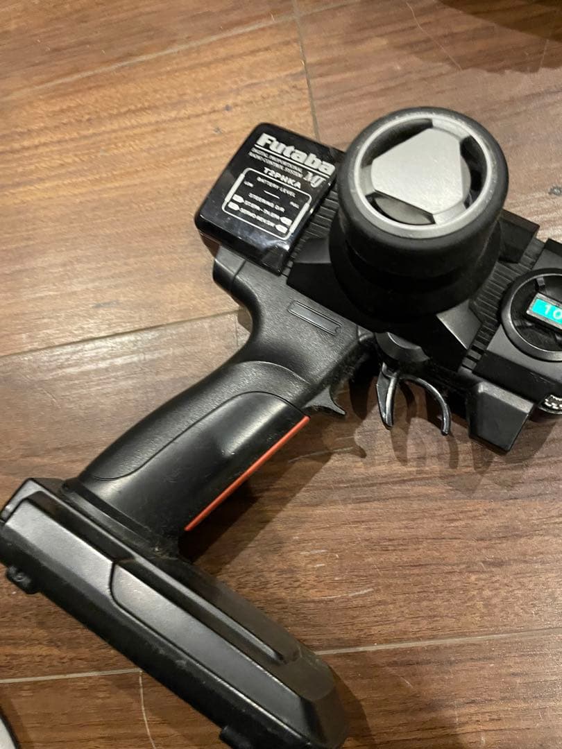 タミヤ？オフロードラジコンカー トリガー式リモコン付き　動作未確認