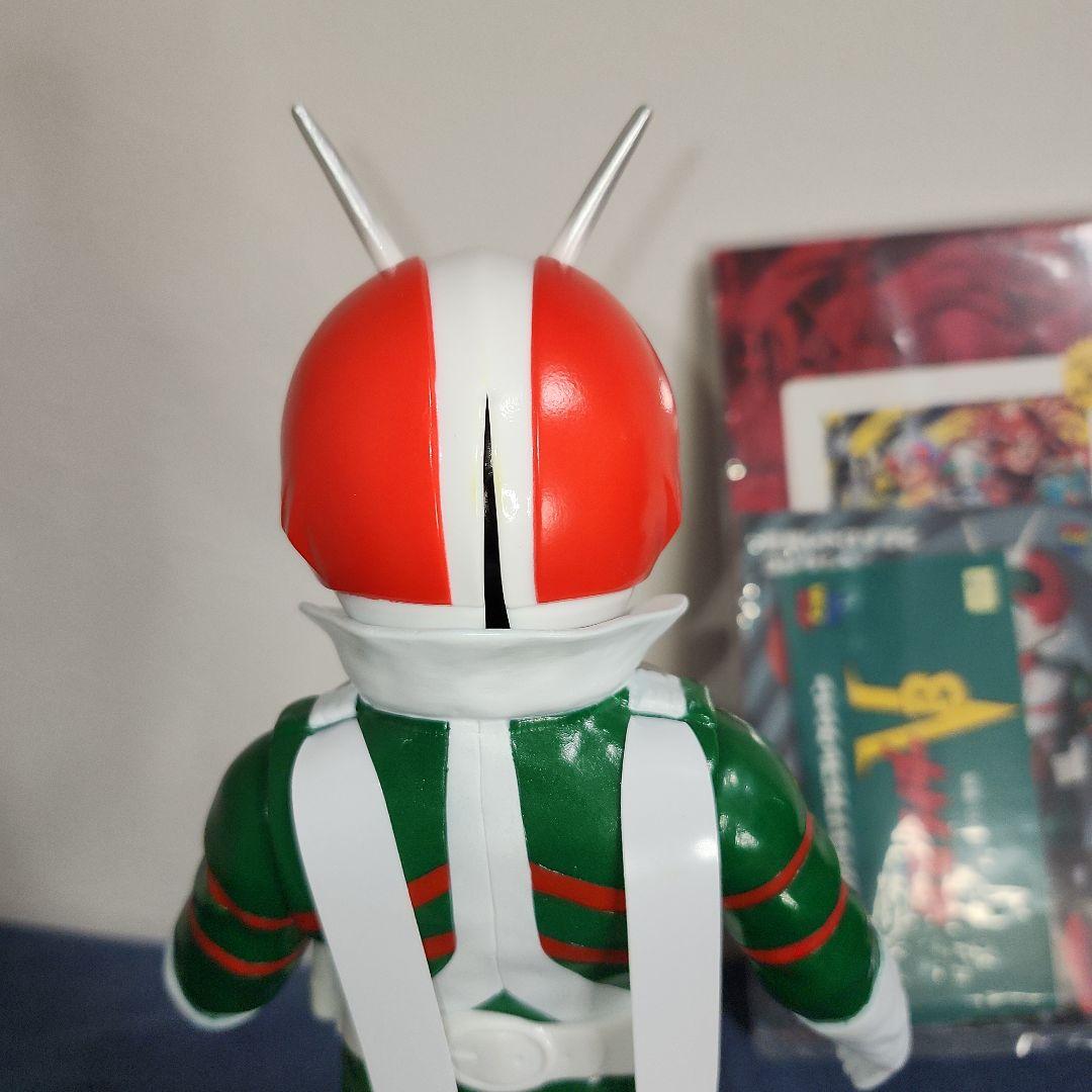 東映レトロソフビコレクション　仮面ライダーV3　ビニールマフラー版　面取れ