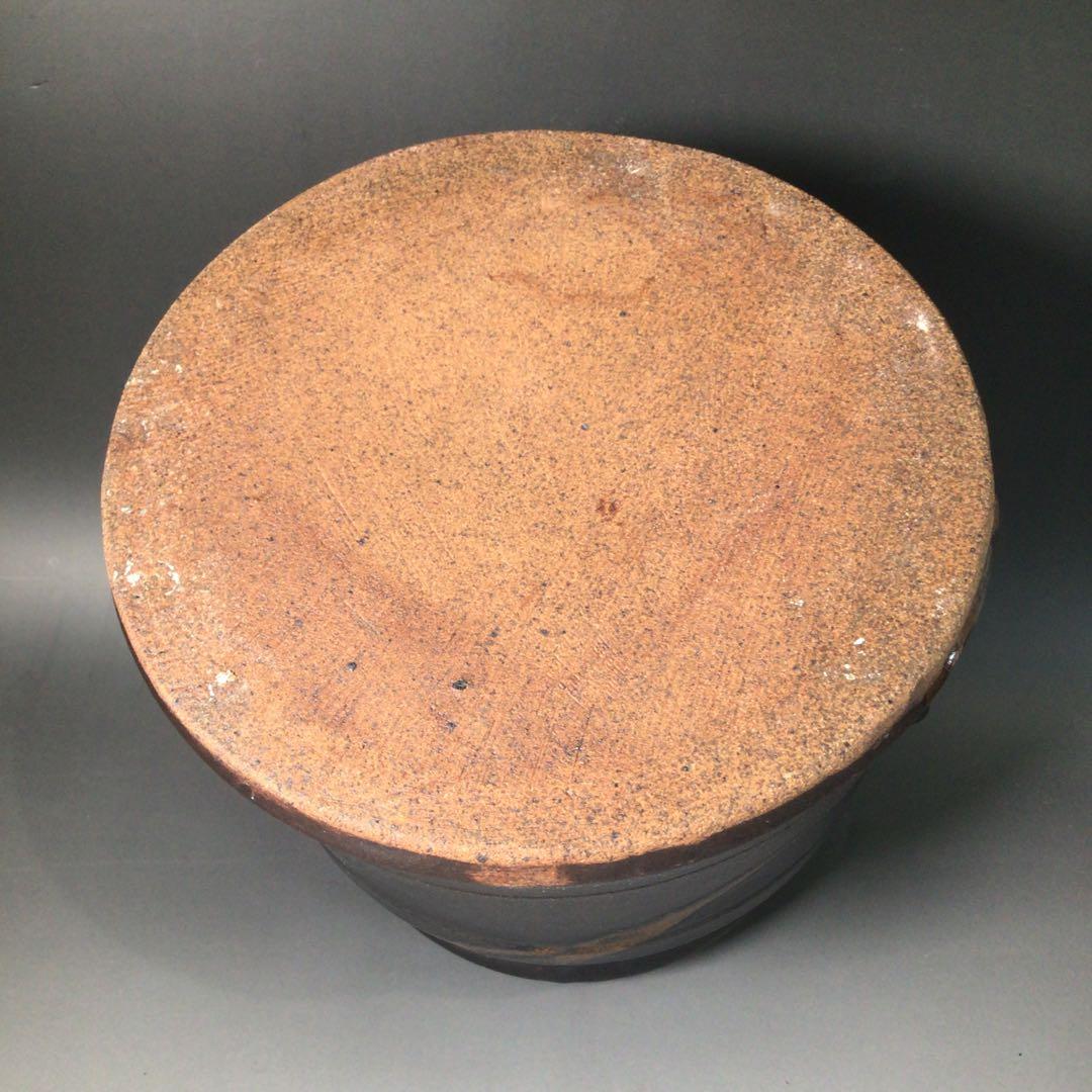 S92 水指 『大谷焼』『元山窯造』『耳付水指』 共箱 茶道具 - メルカリ