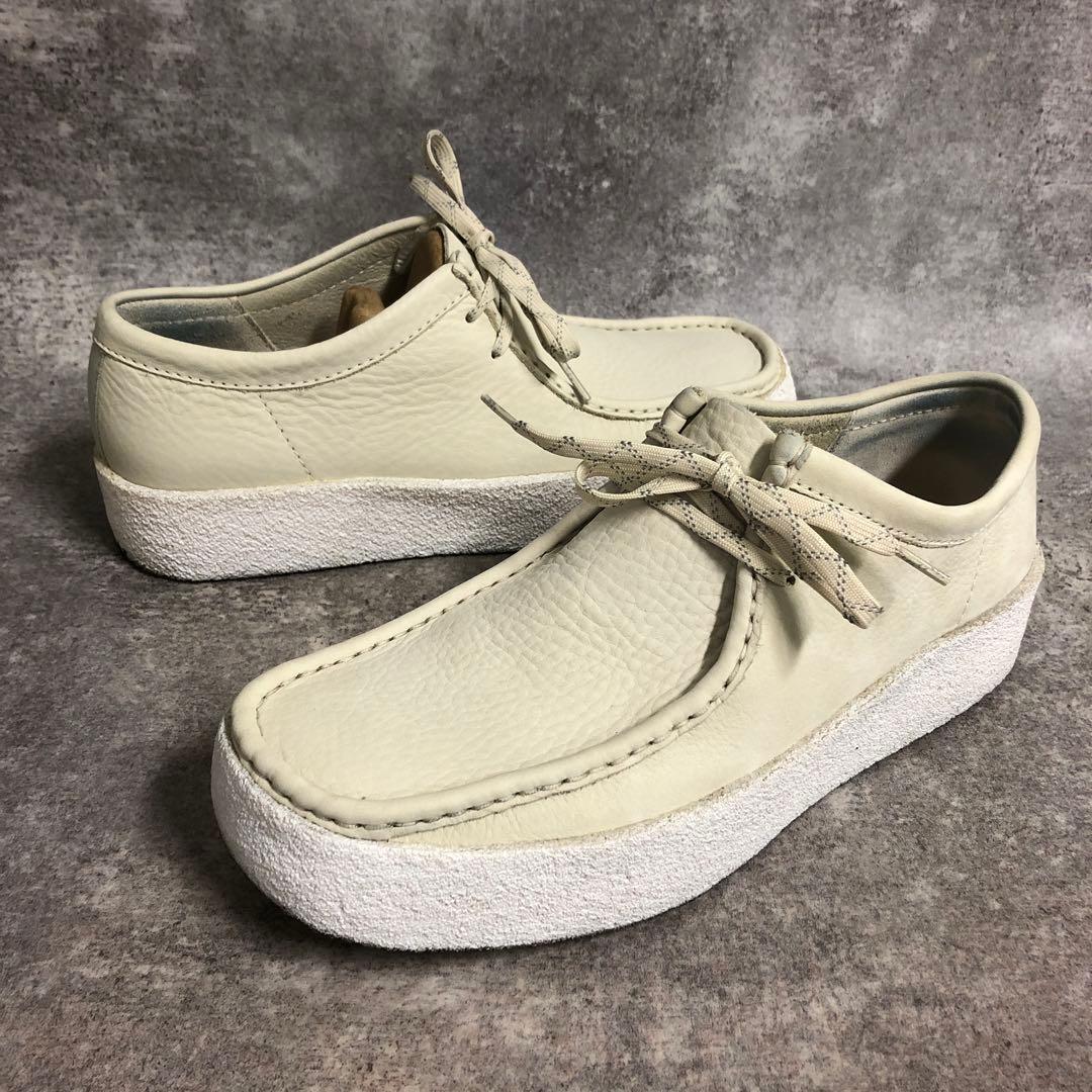 ■ Clarks クラークス ワラビー ホワイト 白 Wallabee Cup