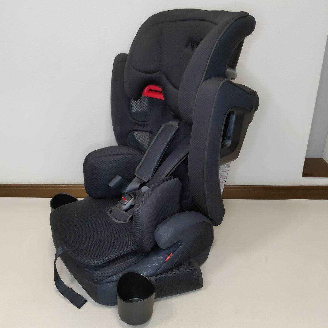 美品　付属品完備　アップリカ　エアグルーヴ プラス　ジュニアシート　ブラック