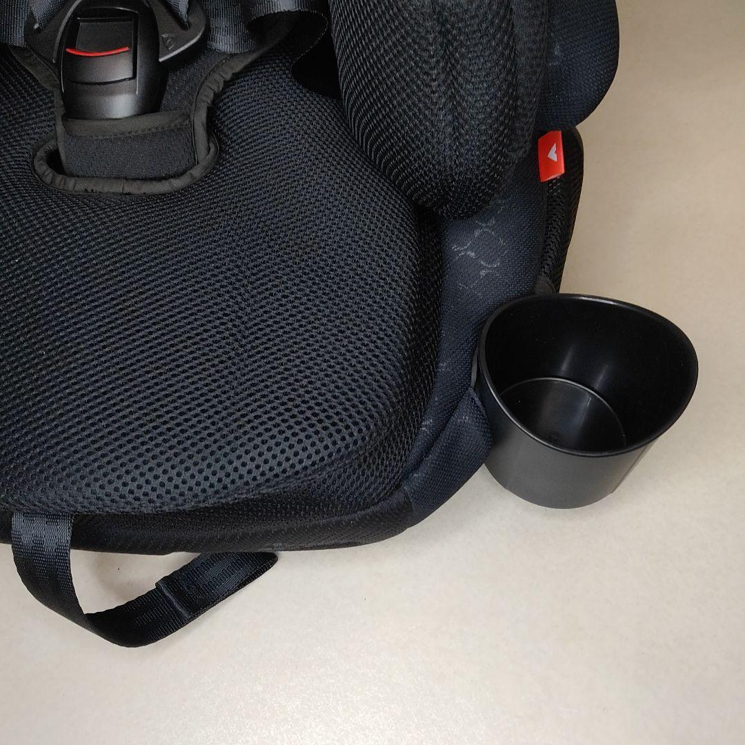 美品　付属品完備　アップリカ　エアグルーヴ プラス　ジュニアシート　ブラック