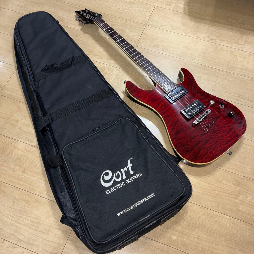 希少 エレキギターcort KX1Q いい音 かっこいい 美品！