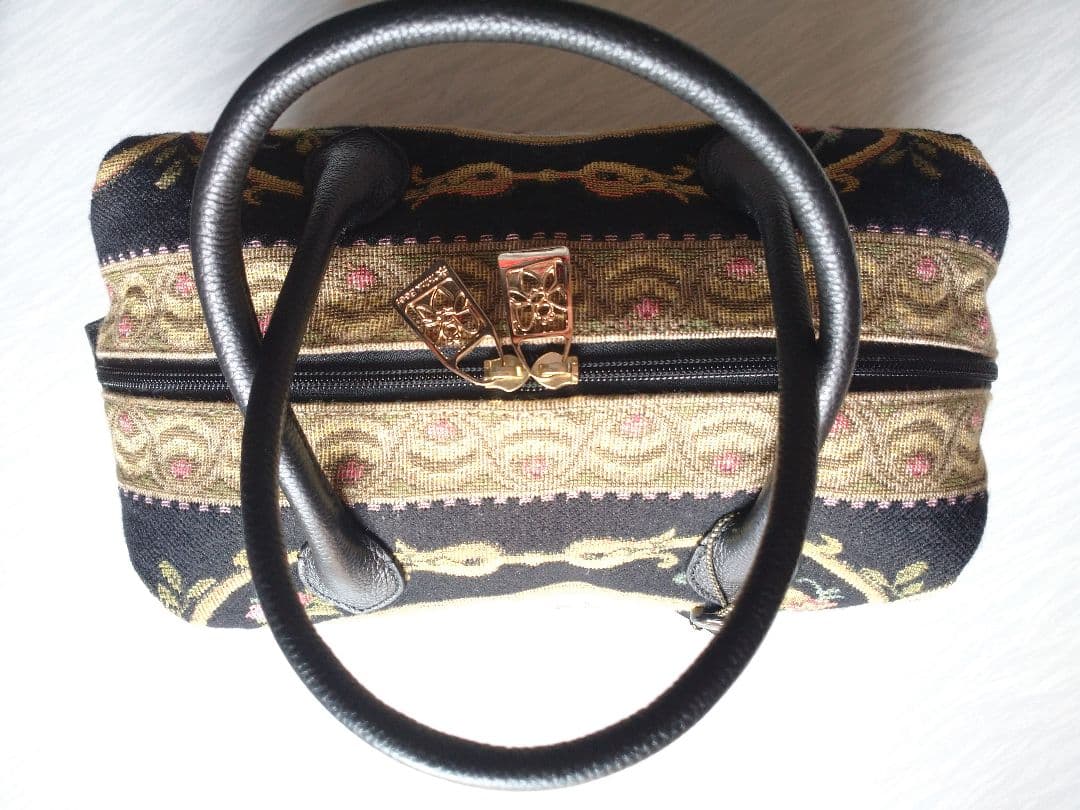 【新品】シンクビー ゴブラン織り ボストン/ハンドバッグ/ハンドバッグ