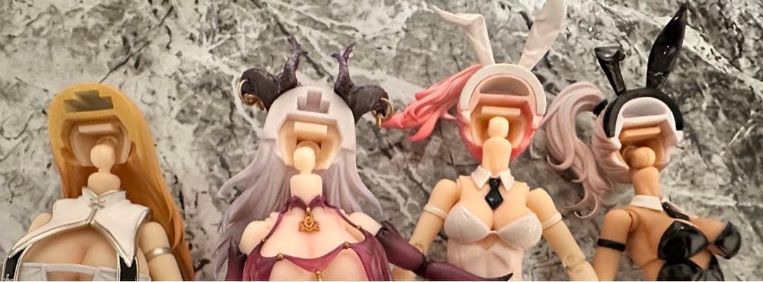 スネイルシェル4体、バニー号2種、フットパーツ、衣装セット蝸之殻