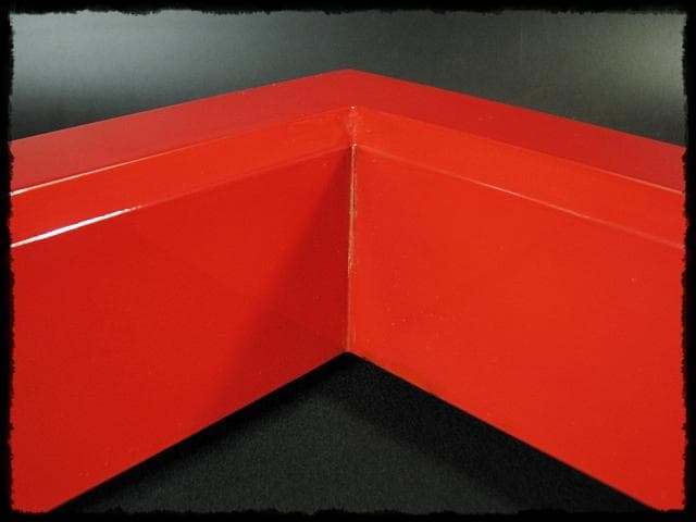 茶平 一斎 輪島名工 朱塗 炉縁 千家 炉壇 茶道具 共箱 e226の通販｜www