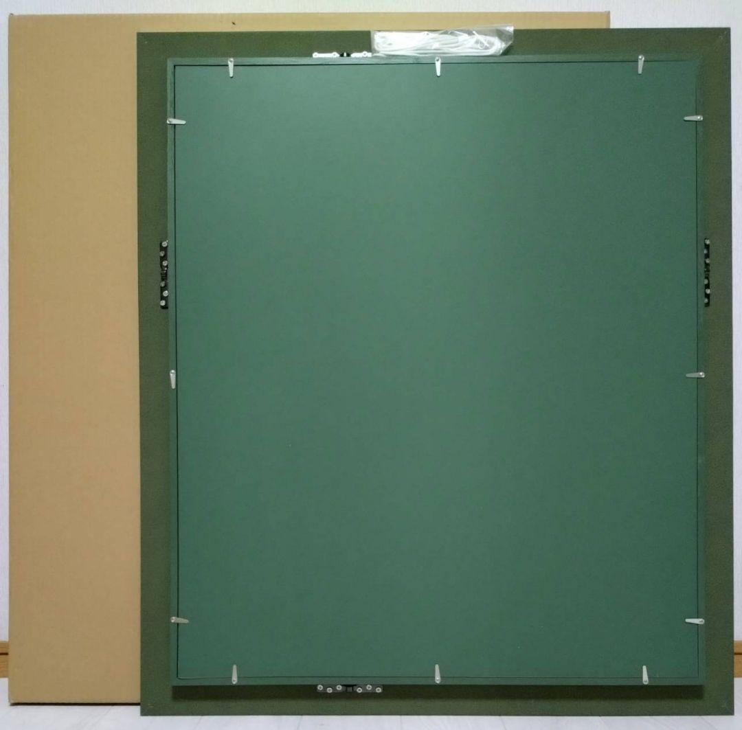 F20号】千住博【曙光】手描き作品/表サイン・共シール/岩彩/油彩/額縁