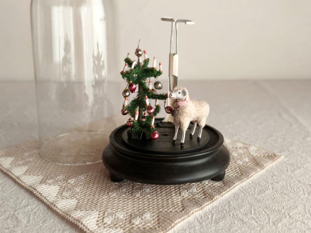 vintage ✵ ガラスドーム オールドツリーと羊さん 2025年最新