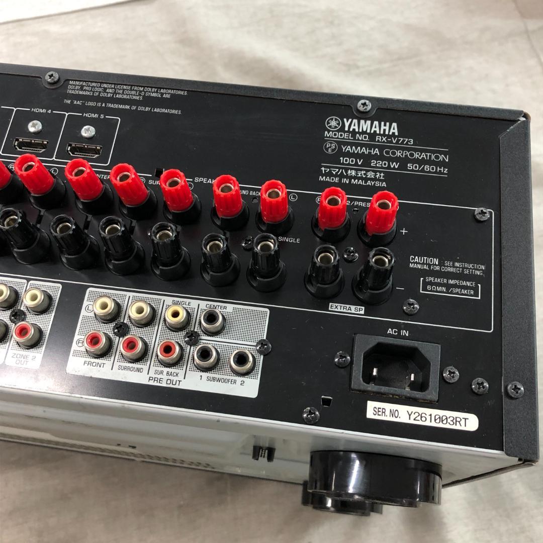フ*ー様 YAMAHA 7.1ch AVレシーバー RX-V773(B)