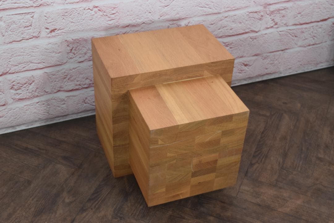 専用IDEE/イデー チェス サイド テーブル スクエアb ホワイトオーク