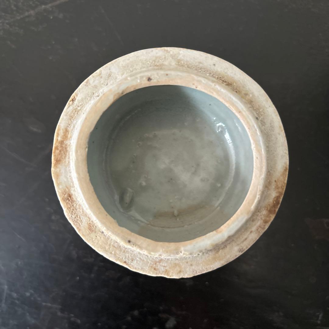 李朝白磁盒子　朝鮮古美術　合子 蓋物　古道具　アンティーク　骨董　韓国古民芸