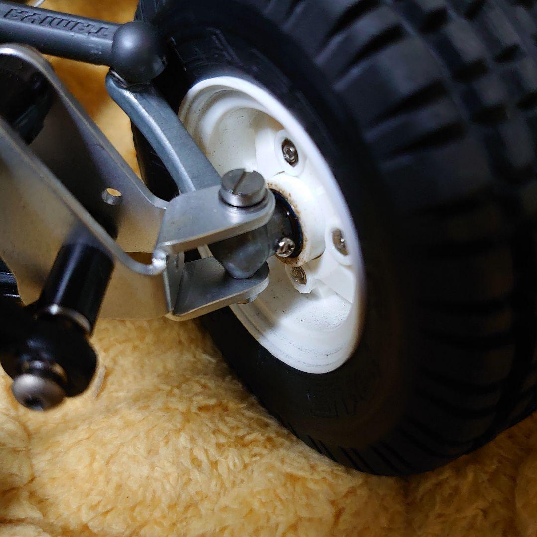 タミヤマイティフロッグ アルミシャーシ仕様 VWビートル506ボディ付き